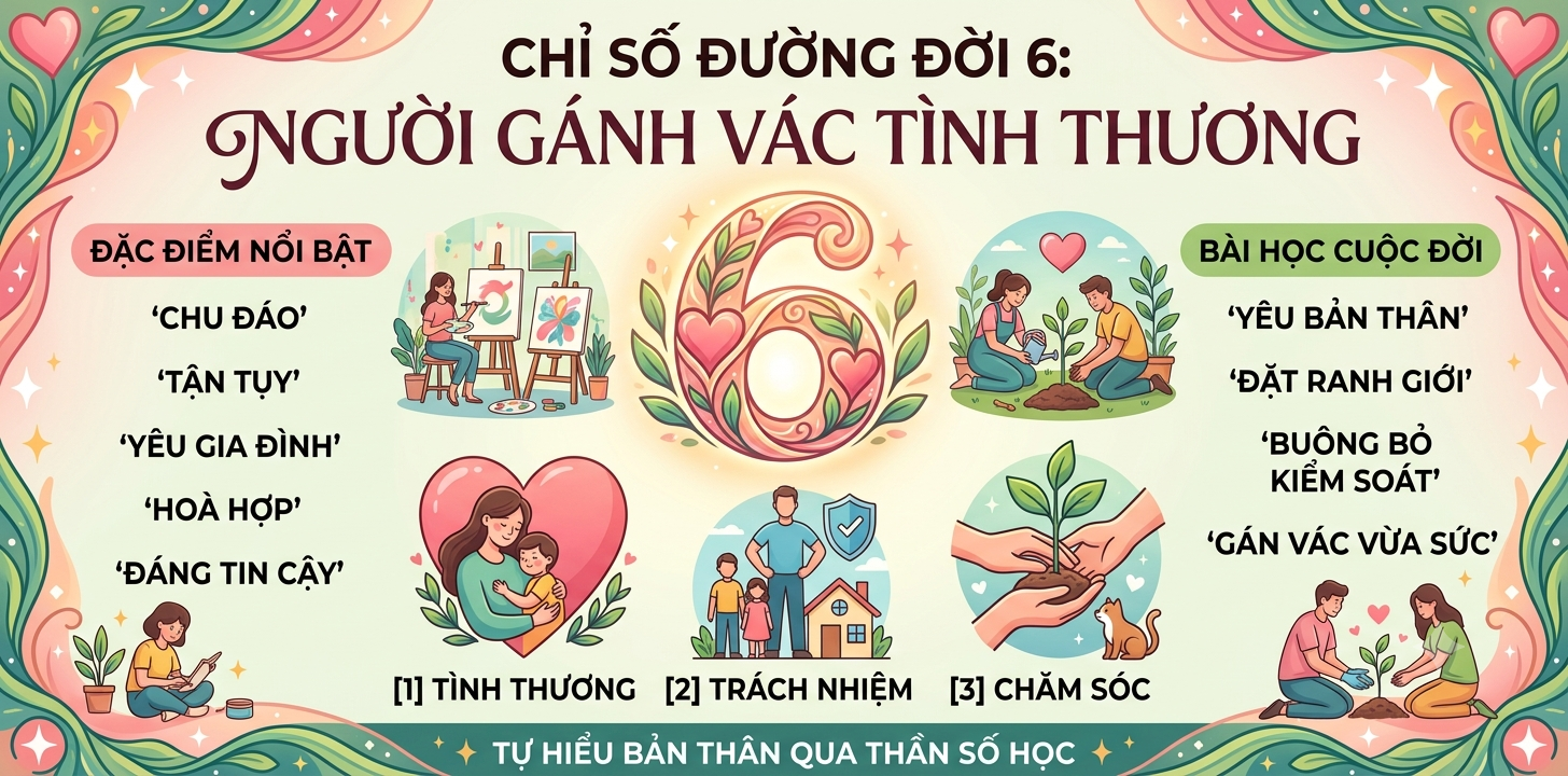 Chỉ số đường đời 6
